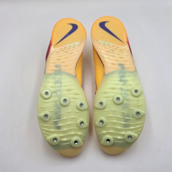 Nike Long Jump Elite Men\'s Size 11 Track & Field Spikes FZ9326-800 Citron Yellow